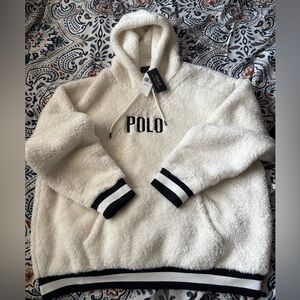 Ralph Lauren Off-White Fleece Outerwear